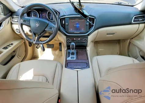 2015 Maserati Ghibli S z USA, uszkodzony, nr VIN ZAM57RTA3F1143291